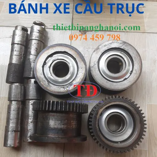 Bánh xe dầm biên cầu trục 3 tấn