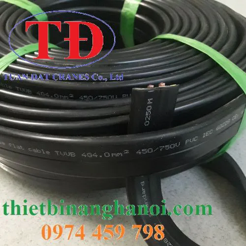 Cáp dẹt dùng cho cầu trục