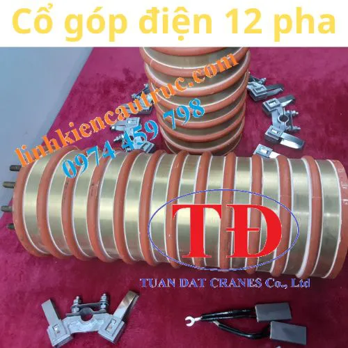 Cổ góp điện 12 vành