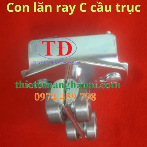 Ròng rọc treo ray C cầu trục