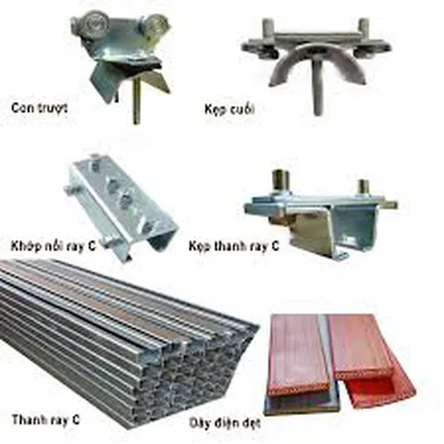 Điện ray C cho cầu trục