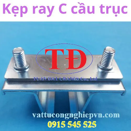 Kẹp treo máng C cầu trục