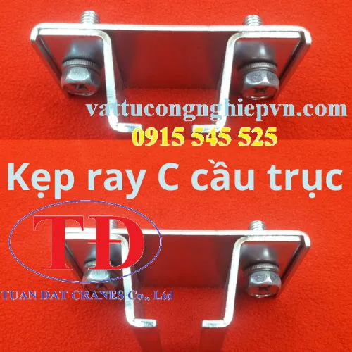 Kẹp treo máng C cầu trục