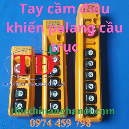 Tay cầm điều khiển palang cầu trục