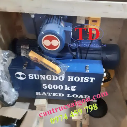 Palag cáp điện Sungdo 5 tấn