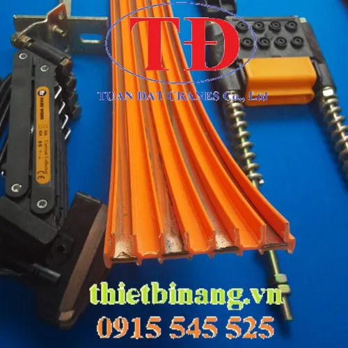 Ray điện cho cầu trục an toàn