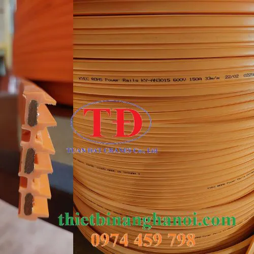 Thanh ray điện an toàn 3P-150A Kyec
