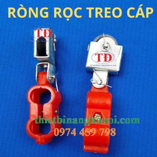 Ròng rọc treo 2 dây điện