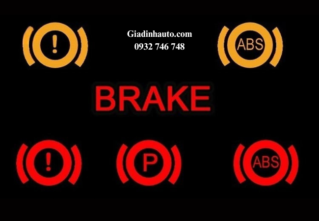 Đèn cảnh báo phanh bật sáng cần đưa xe đến gara để kiểm tra để đảm bảo an toàn khi lưu thông Đèn cảnh báo phanh bật sáng cần đưa xe đến gara để kiểm tra để đảm bảo an toàn khi lưu thông