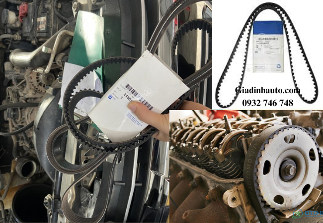 Dây cam xe ô tô thường được làm từ cao su tổng hợp chịu nhiệt, sợi thép gia cố Dây cam xe ô tô thường được làm từ cao su tổng hợp chịu nhiệt, sợi thép gia cố