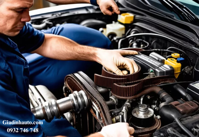 Dây cam là bộ phận có yêu cầu kỹ thuật cao, việc thay đúng chuẩn cần đến tay nghề, thiết bị chuyên dụng Dây cam là bộ phận có yêu cầu kỹ thuật cao, việc thay đúng chuẩn cần đến tay nghề, thiết bị chuyên dụng