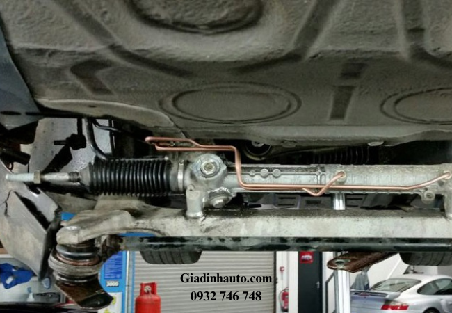 Thay thước lái mới khi độ rơ vượt giới hạn cho phép và không thể sửa chữa Thay thước lái mới khi độ rơ vượt giới hạn cho phép và không thể sửa chữa