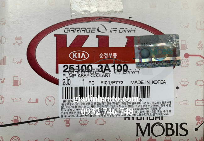 bơm nước động cơ huyndai veracruz bơm nước động cơ huyndai veracruz