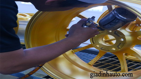 sơn mâm xe ô tô sơn mâm xe ô tô