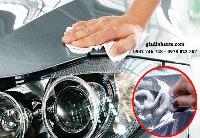 làm sạch đèn pha tăng cường thẩm mỹ cho xe làm sạch đèn pha tăng cường thẩm mỹ cho xe