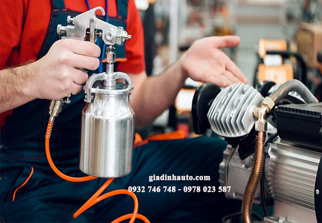 sử dụng máy phun sơn trong quá trình sơn để tiết kiệm thời gian sử dụng máy phun sơn trong quá trình sơn để tiết kiệm thời gian