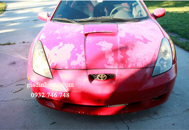 tình trang lớp sơn trên xe bong tróc, phai màu sau thời gian sử dụng tình trang lớp sơn trên xe bong tróc, phai màu sau thời gian sử dụng