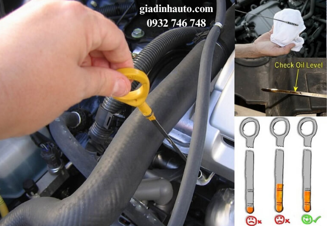 Kiểm tra, bổ sung dầu nhớt đúng định kì để đảm bảo chiếc xe trong tình trạng tốt nhất Kiểm tra, bổ sung dầu nhớt đúng định kì để đảm bảo chiếc xe trong tình trạng tốt nhất
