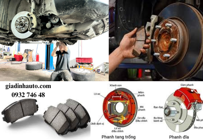 Kiểm tra độ mòn của má phanh và đĩa phanh thường xuyên. Kiểm tra độ mòn của má phanh và đĩa phanh thường xuyên.