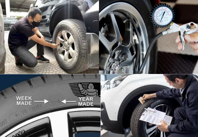 Kiểm tra độ mòn và áp suất lốp là rất quan trọng để đảm bảo sự an toàn khi lái xe. Kiểm tra độ mòn và áp suất lốp là rất quan trọng để đảm bảo sự an toàn khi lái xe.