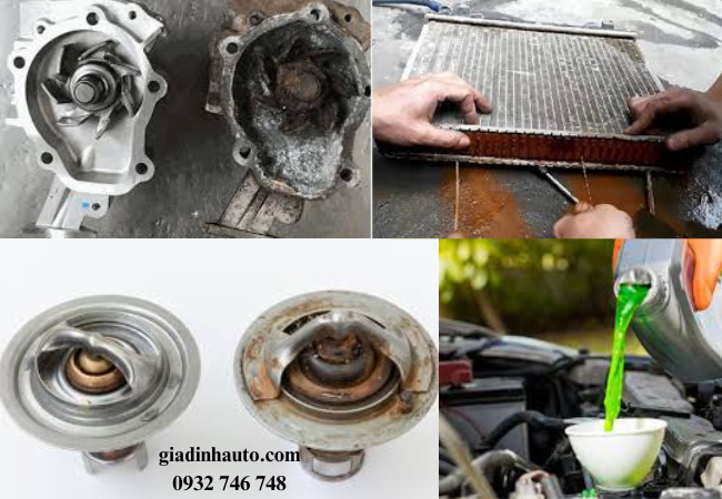 Sử dụng chất làm mát không đạt tiêu chuẩn có thể gây hư hỏng các động cơ khác Sử dụng chất làm mát không đạt tiêu chuẩn có thể gây hư hỏng các động cơ khác