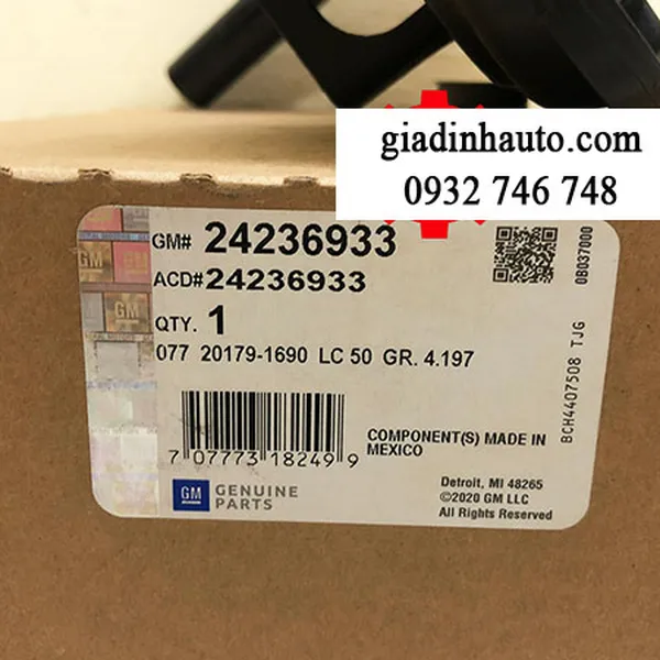 Lọc dầu hộp số xe trailblazer chính hãng 24236933