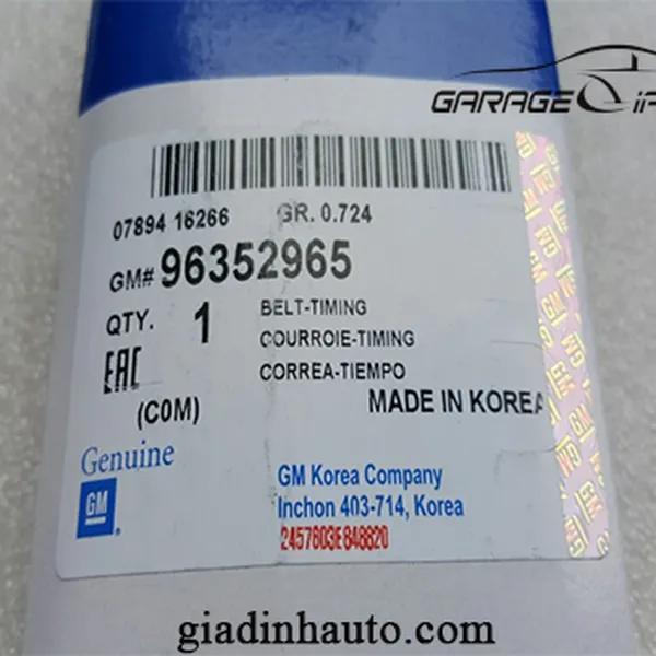 Dây Đai Cam xe Matiz / Spark