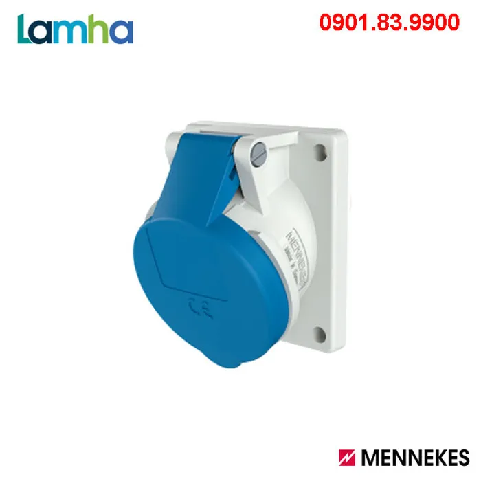 Ổ cắm gắn bảng (nghiêng 20°) Mennekes IP44