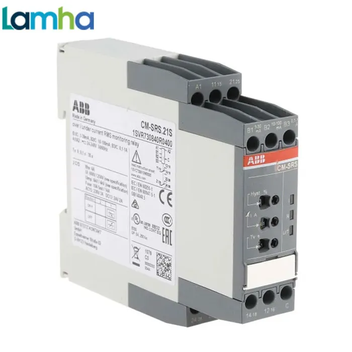 Rơ le giám sát dòng điện ABB CM-SRS.21S - 1SVR730840R0400