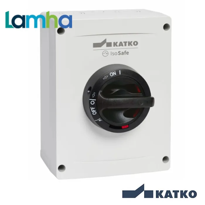 Cầu dao cách ly (Isolator) Katko KEM 425 M3 (4P, 25A, IP66)