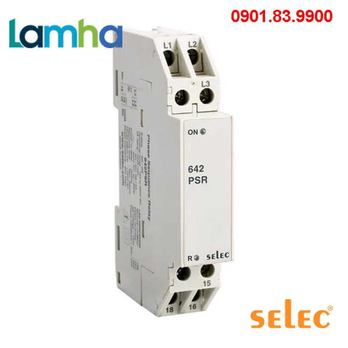 Rơ le bảo vệ ngược pha ,mất pha và đảo pha Selec 642PSR280/520