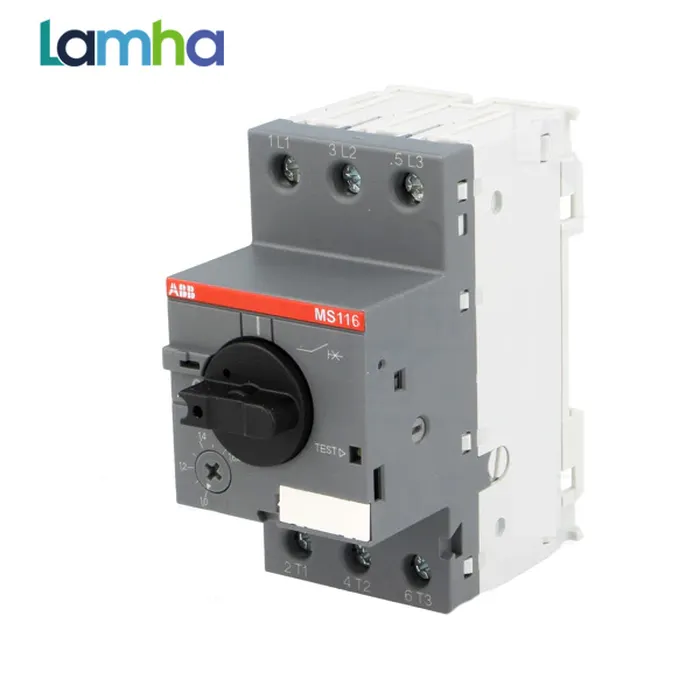 MS116-1.6 Cầu dao bảo vệ động cơ ABB (1-1.6A) - 1SAM250000R1006