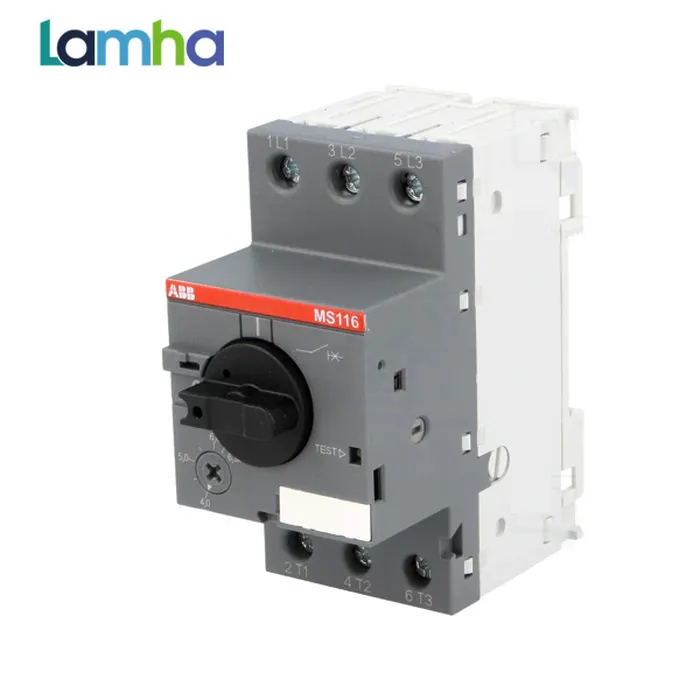 MS116-6.3 Cầu dao bảo vệ động cơ ABB  (4.0-6.3A) - 1SAM250000R1009