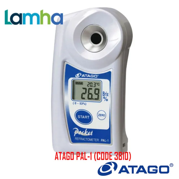 KHÚC XẠ KẾ ĐO ĐỘ NGỌT ĐIỆN TỬ HIỆN SỐ ATAGO PAL-1 (Code 3810) (0.0 – 53.0% Brix)
