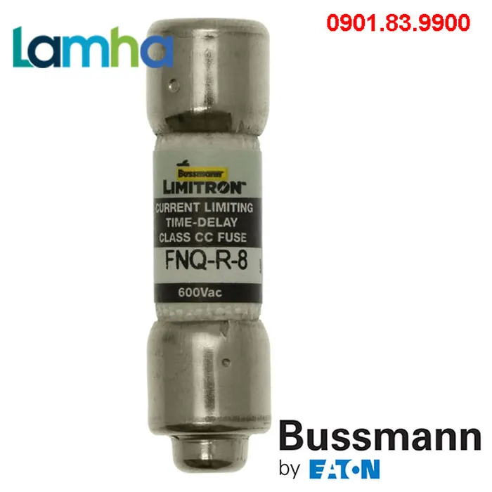 Cầu chì Bussmann FNQ-R-8 (8A, 600V, 10x38mm)