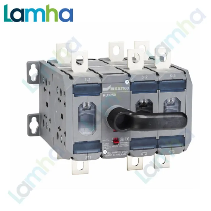 Cầu dao cách ly (Isolator) Katko KU 6250W SV (6P, 250A)