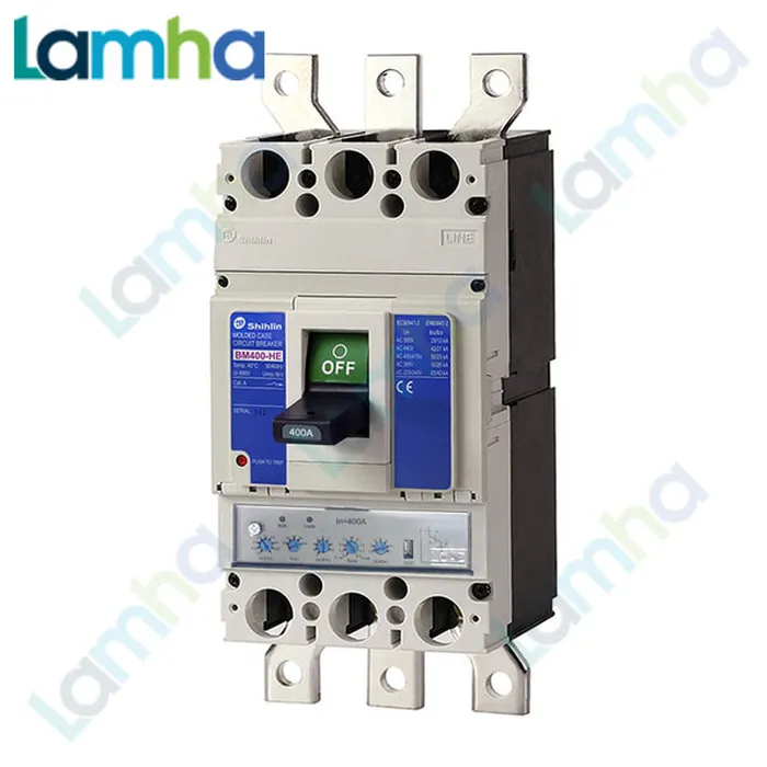 Cầu dao khối EMCCB (Aptomat) 3P Shihlin (Chỉnh dòng điện tử 0.4~1*In)
