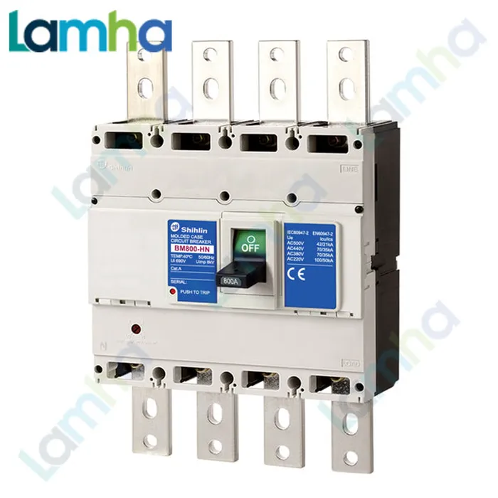 Cầu dao khối MCCB (Aptomat) 4P Shihlin tiêu chuẩn