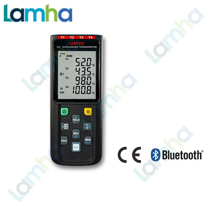 Nhiệt kế ghi dữ liệu Center 520 - Bluetooth, chính xác cao