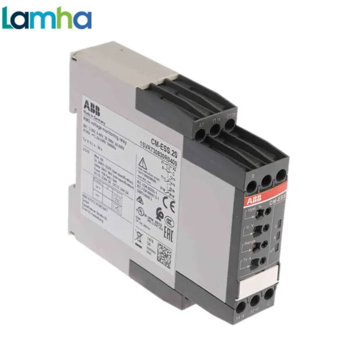Rơ-Le Giám Sát Điện Áp, 1 Pha AC/DC ABB CM-ESS.2S (24-240VAC/DC) - 1SVR730830R0400