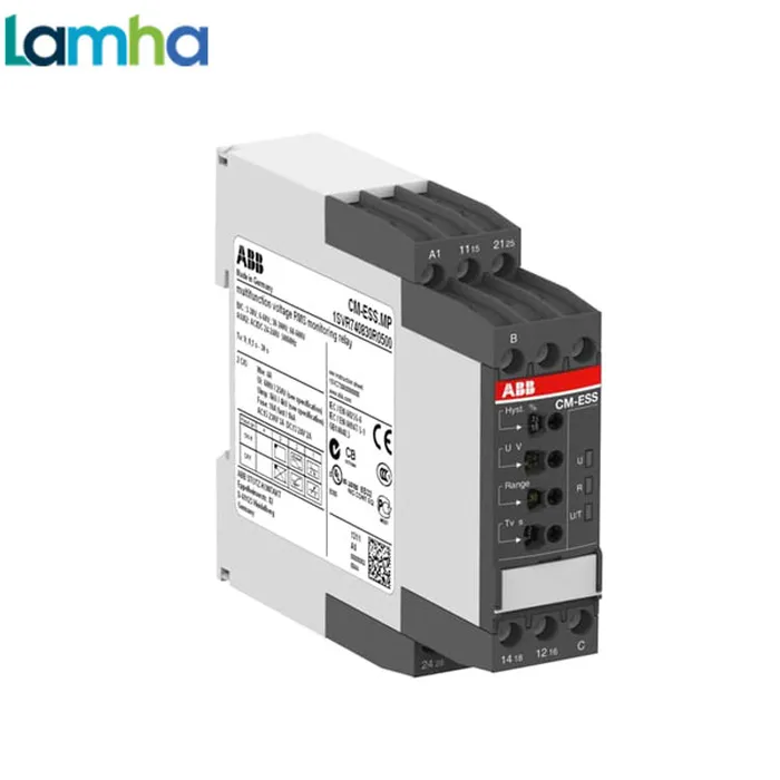 Rơ Le Giám Sát Điện Áp 1 Pha AC/DC ABB CM-ESS.MS (24-240VAC/DC) - 1SVR730830R0500