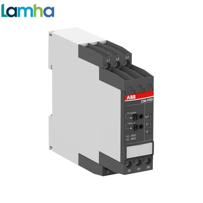 Rơ-le giám sát 3 pha bảo vệ quá và thấp áp CM-PSS.31S - 1SVR730784R2300