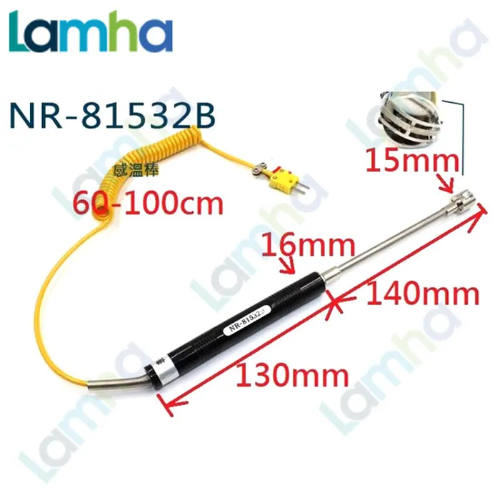 Đầu Dò Nhiệt Độ Bề Mặt Kiểu K NR-81532B (-40℃ đến 500℃) đo chính xác và nhanh chóng