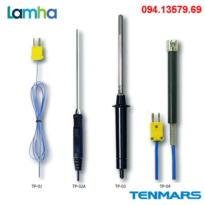 Đầu đo nhiệt độ kiểu K Tenmars