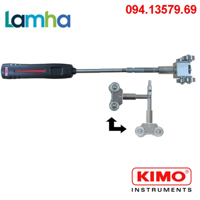 Đầu đo nhiệt tiếp xúc dạng bánh xe KIMO SFCSMK-2 (0 ... +400°C)