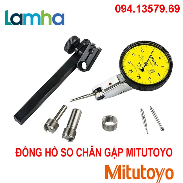Đồng hồ so chân gập MITUTOYO (Full set)