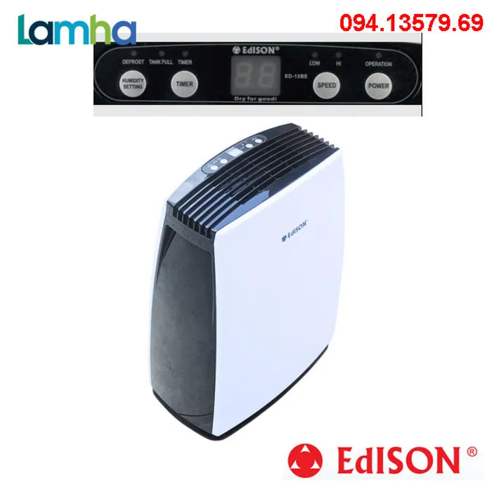 Máy hút ẩm EDISON ED-12BE (12L/ngày)