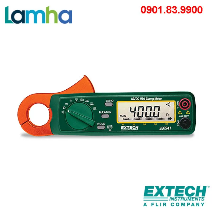 Ampe kìm đo dòng AC/DC EXTECH 380941 (AC 200A)