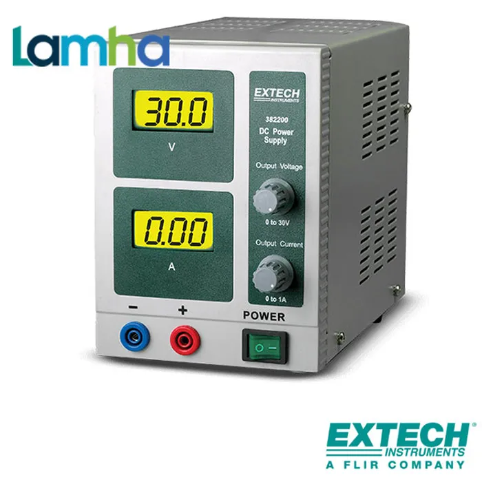 Máy cấp nguồn DC Extech 382200 (1 đầu ra 30V/1A)