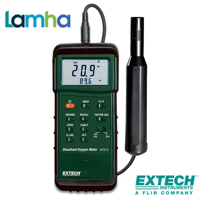 Máy đo oxy hòa tan kết nối với máy tính Extech 407510
